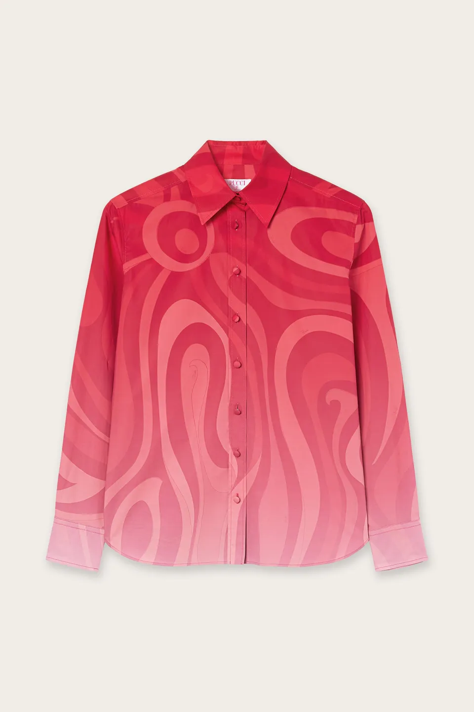 Emilio Pucci Chemise Marmo Degrade popeline ramie Marmo 38