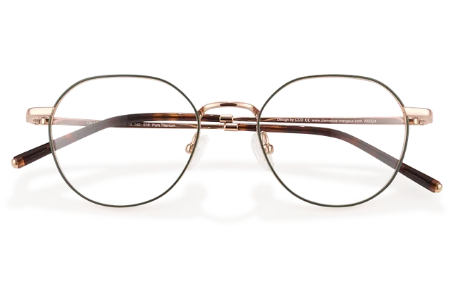 Clémence & Margaux La Coco lunettes de vue Doré hexagonale