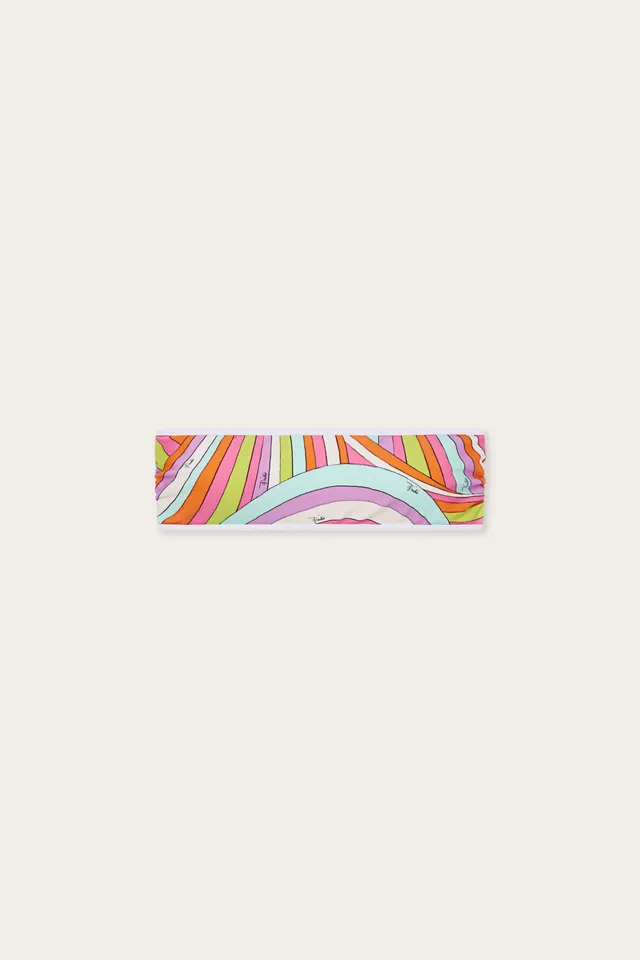 Emilio Pucci Iride Top Bikini bandeau multicolore