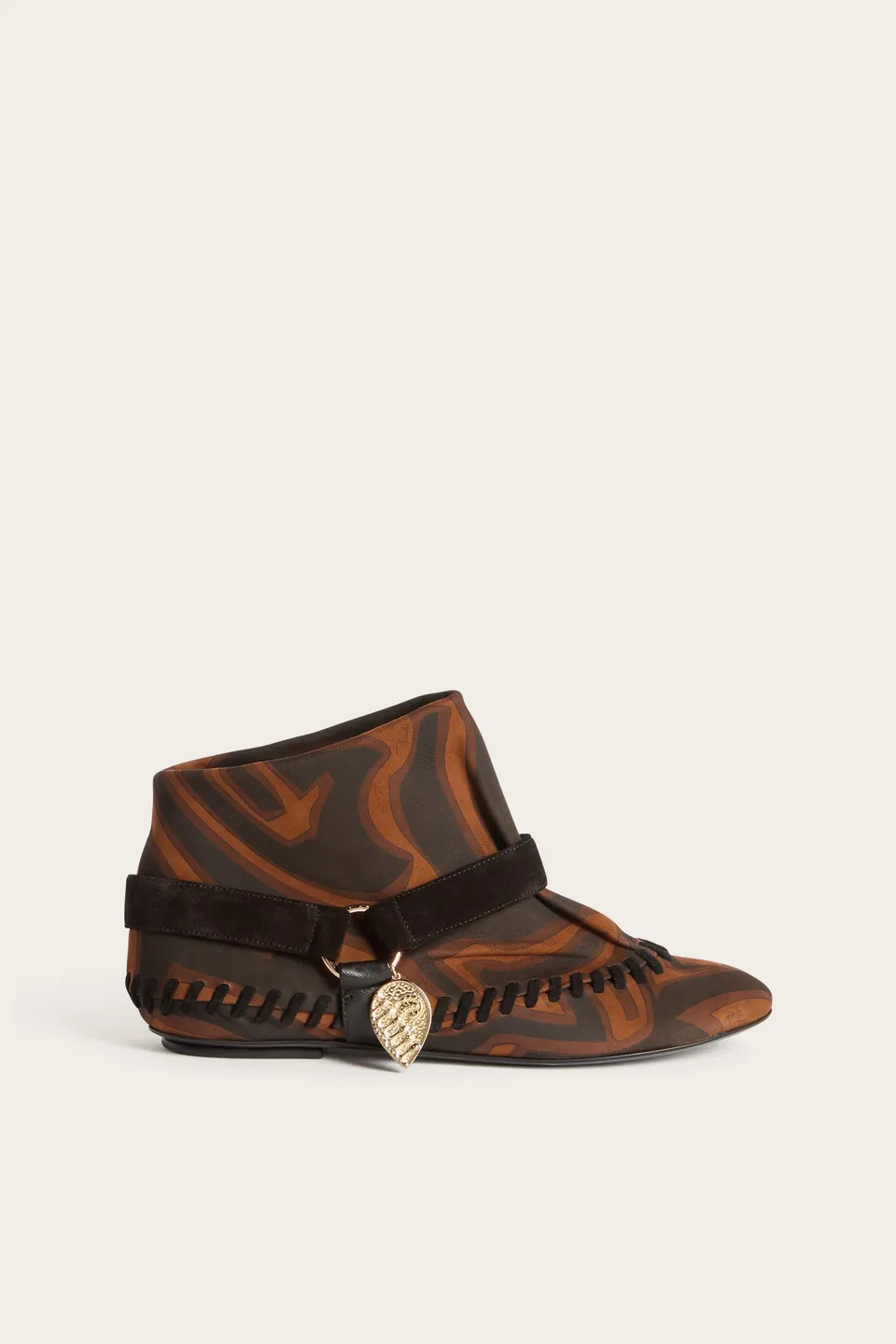 Emilio Pucci Labirinto bottines noir or 38