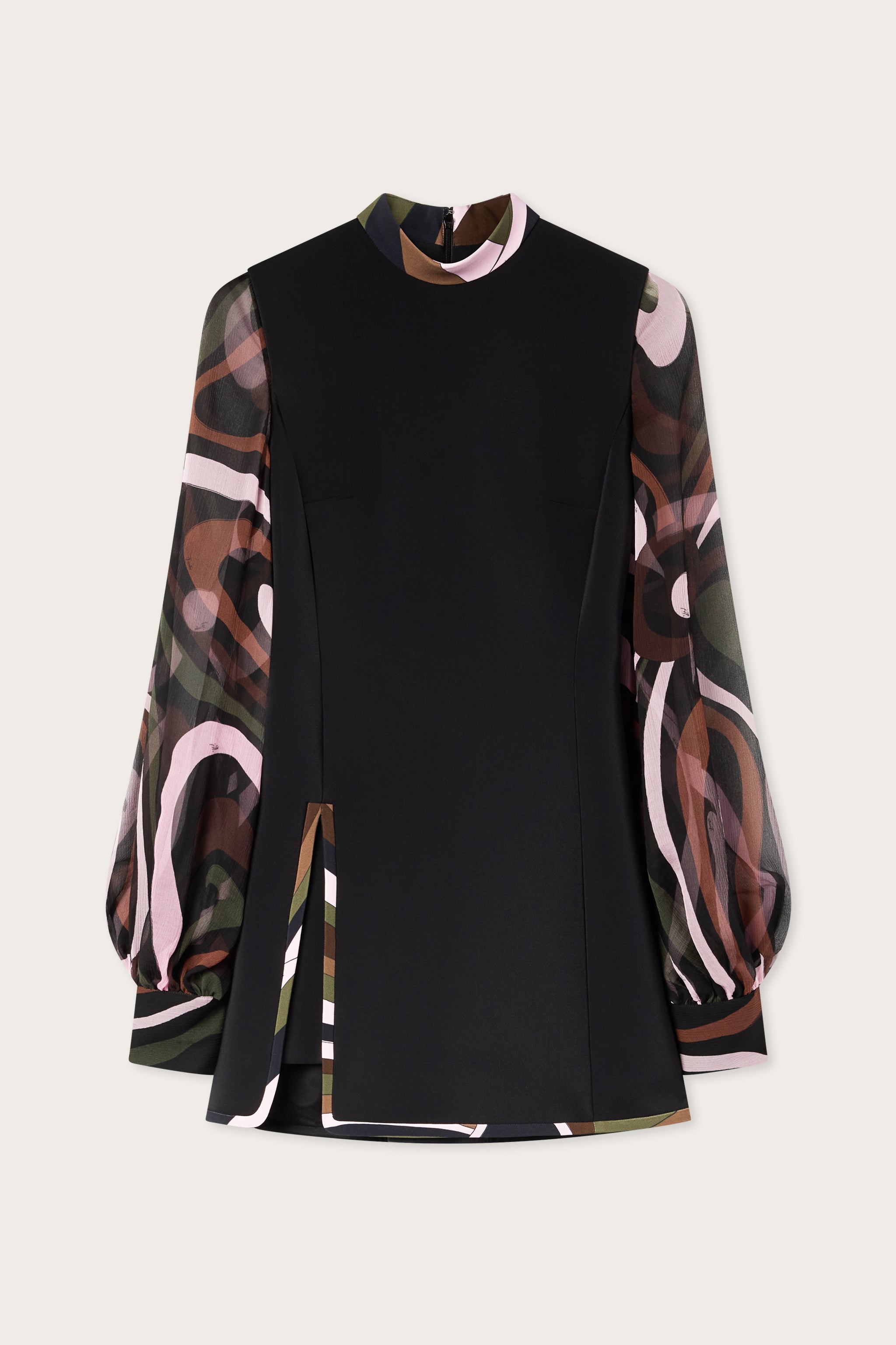 Emilio Pucci Cady robe noire courte 38