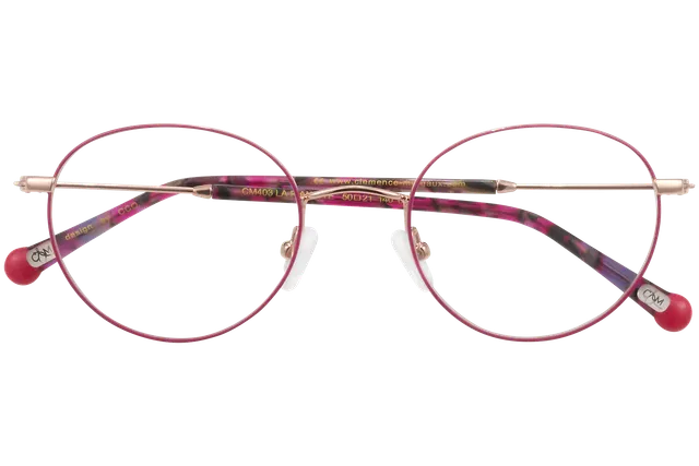 Clémence & Margaux La Pianiste lunettes de vue doré rose