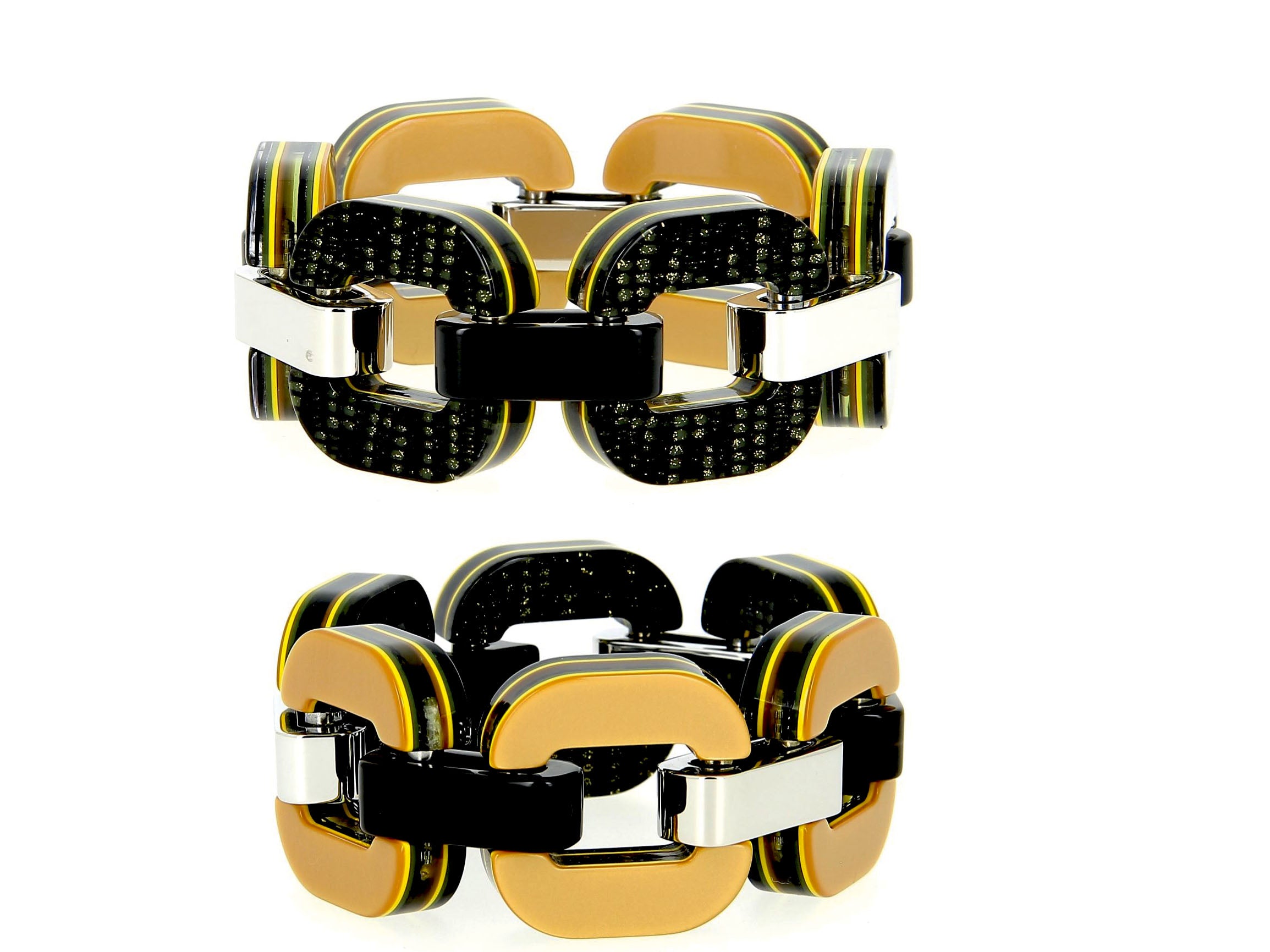 Xavier Derome Gourmettes Small GO01 C164 bracelet multicouches