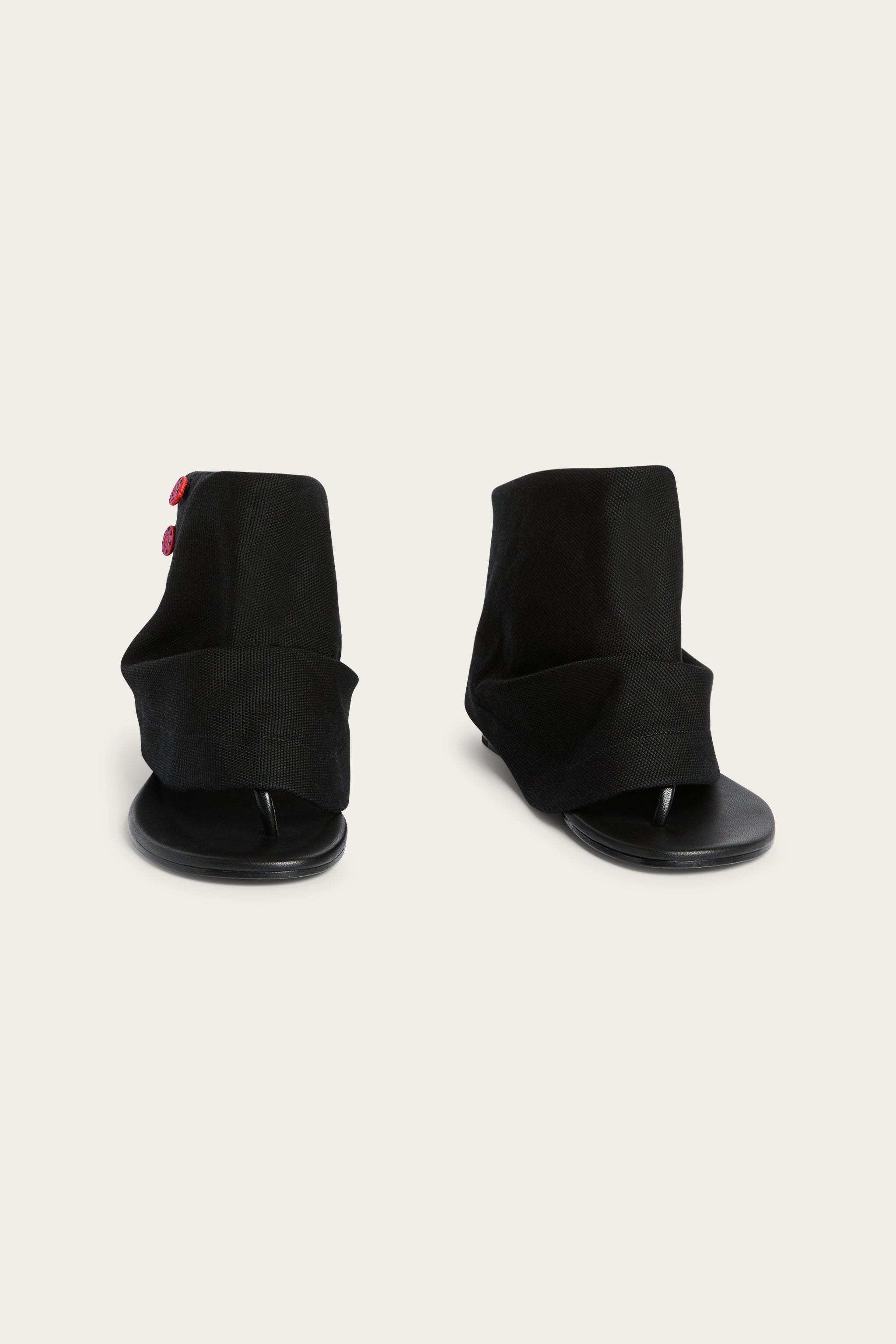 Emilio Pucci Sandali Tubolari sandales noir coton