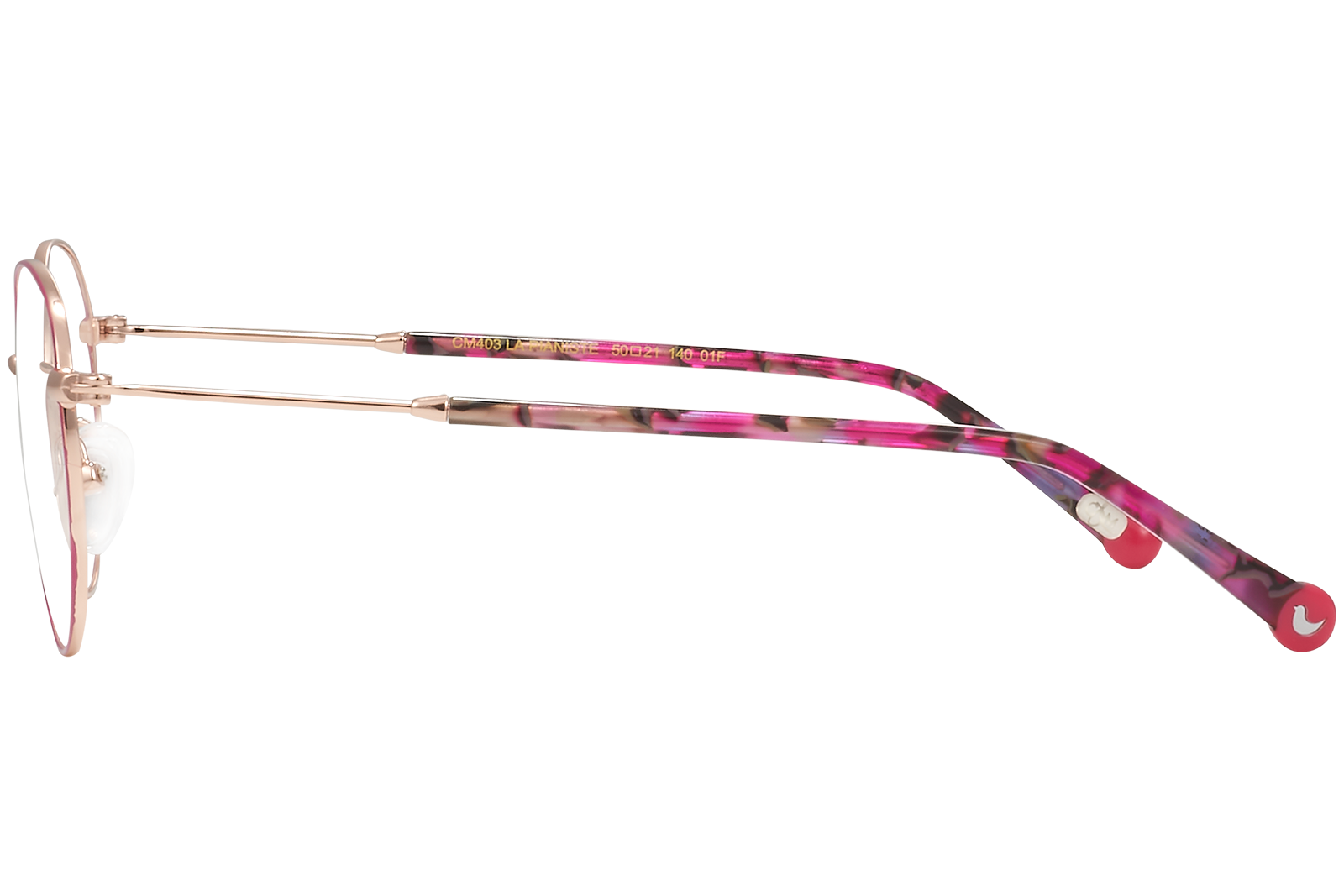 Clémence & Margaux La Pianiste lunettes de vue doré rose