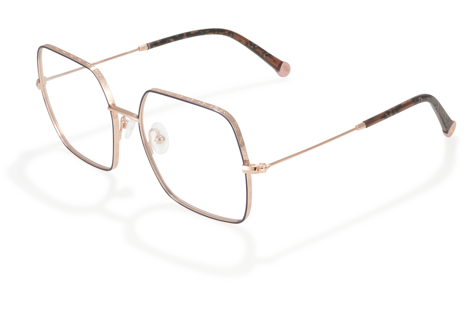 Clémence & Margaux La Confidente lunettes de vue bordeaux hexagonale