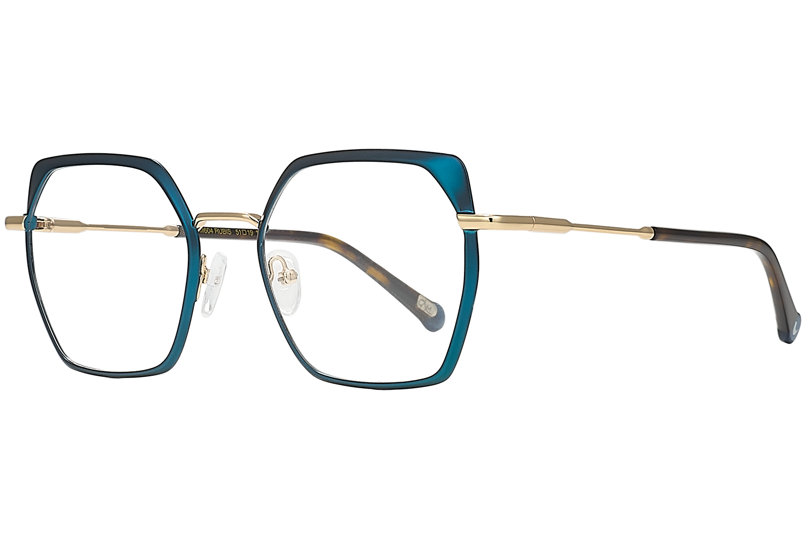 Clémence & Margaux Rubis lunettes de vue Taupe & Doré chic