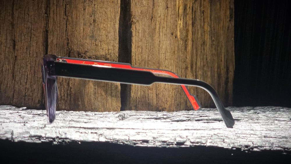 Xavier Derome Belledonne C287 lunettes prune fumée