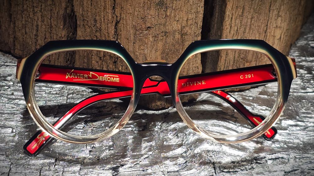Xavier Derome Divine C291 lunettes de vue noires acétate
