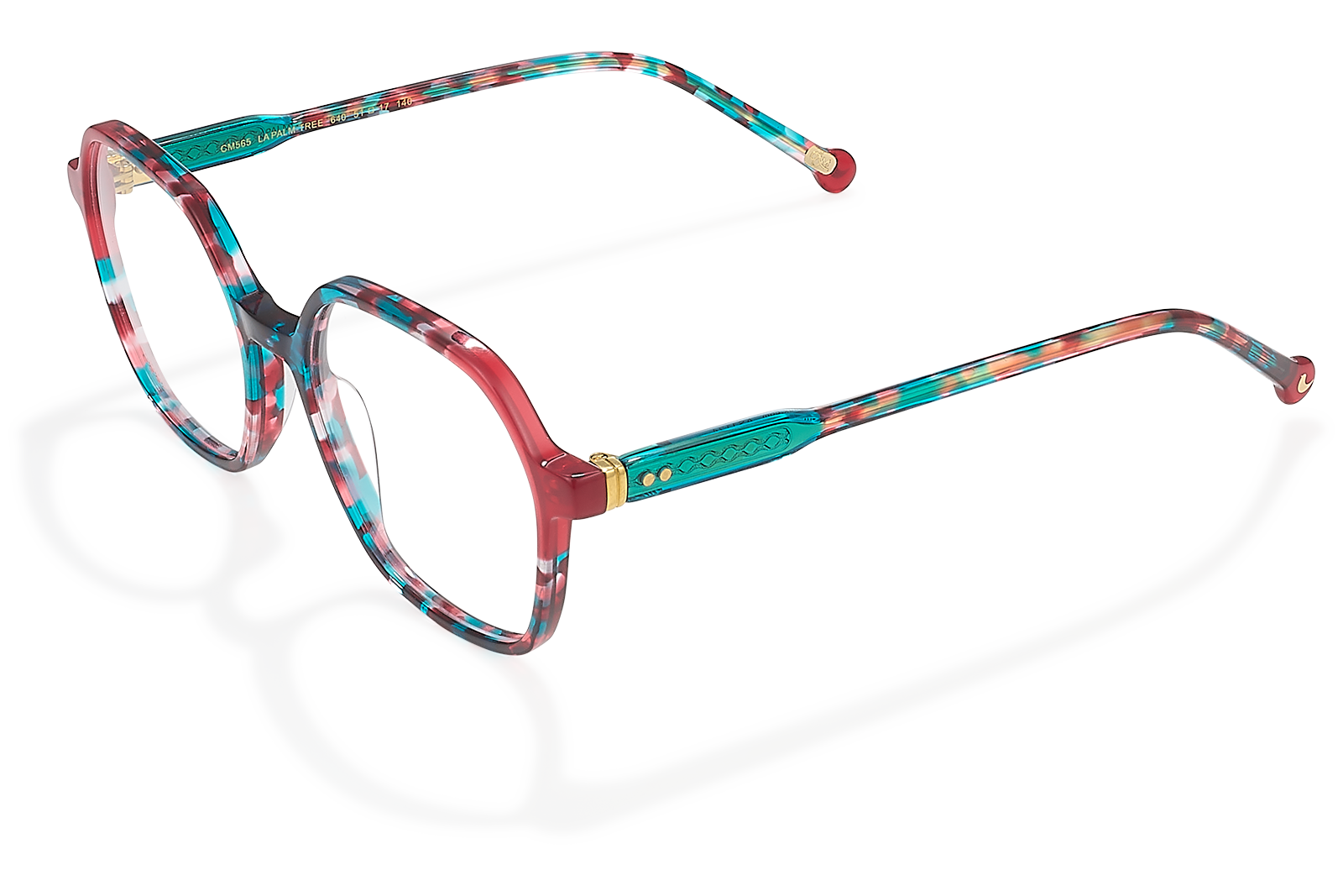 Clémence & Margaux La Palm-Tree lunettes de vue brun bleu tonneau
