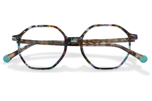 Clémence & Margaux La Pretty-Girl lunettes de vue taupe hexagonale
