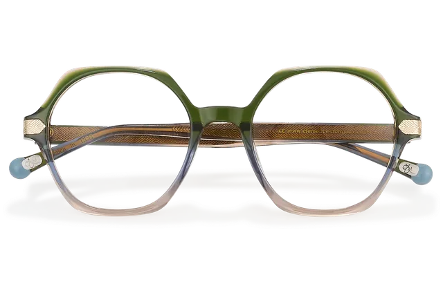 Clémence & Margaux La Reflet lunettes de vue dégradé vert rose