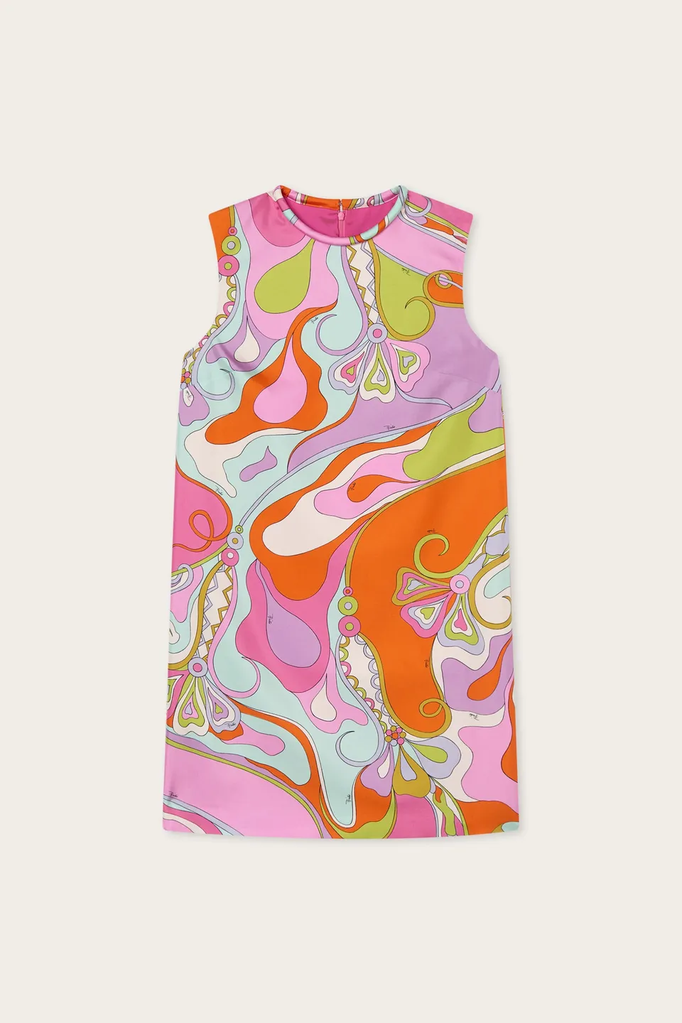 Emilio Pucci Orchidee robe soie multicolore 38