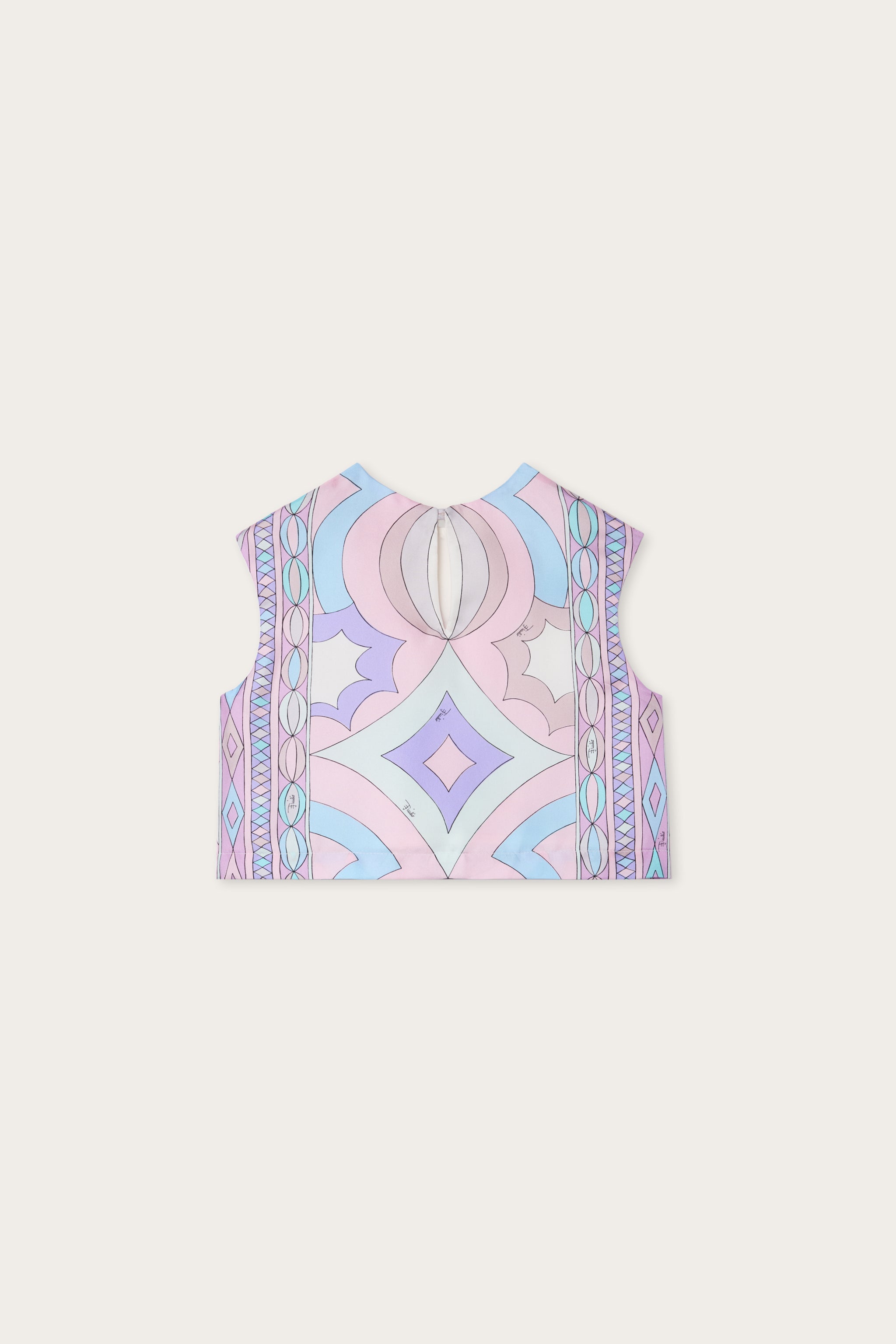 Emilio Pucci Tops Shirts top soie rose 4Y Collane