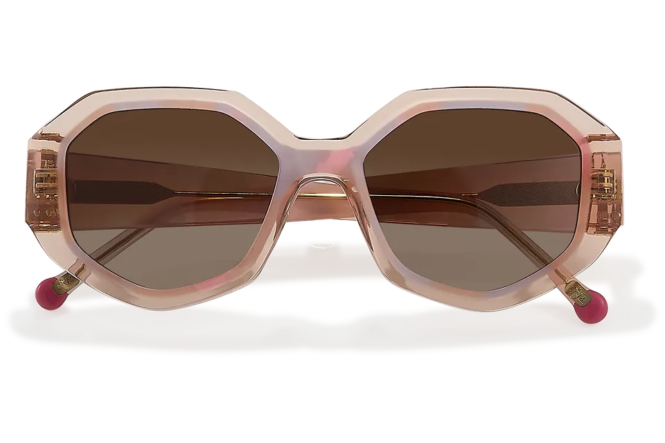 Clémence & Margaux La Zanzibar lunettes de soleil polarisées écaille rose