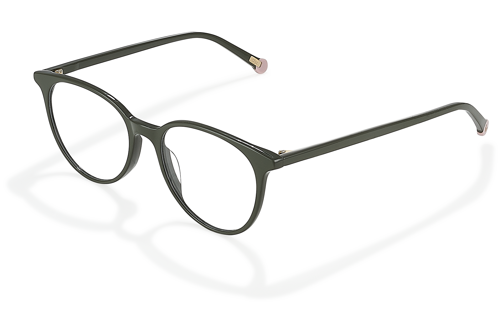 Clémence & Margaux La Discrète lunettes de vue Vert femme pantos