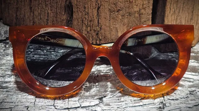 Xavier Derome Providence C213 lunettes de soleil ambre miel