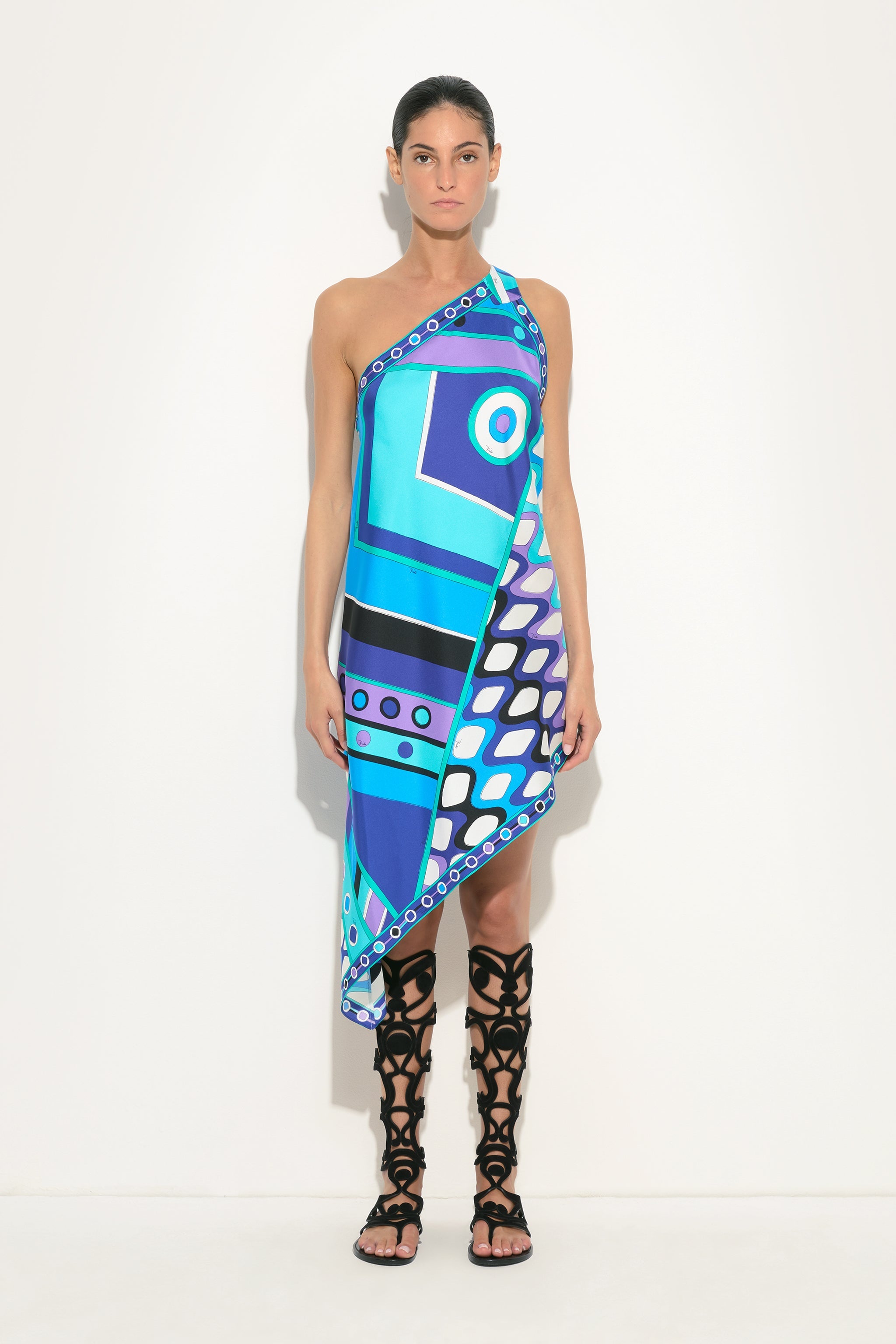 Emilio Pucci Dresses 6HRG576H851021 robe soie turquoise