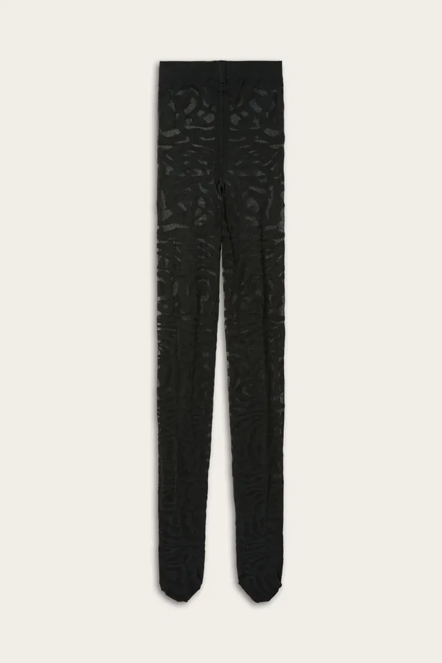 Emilio Pucci Labirinto collant noir 50 deniers