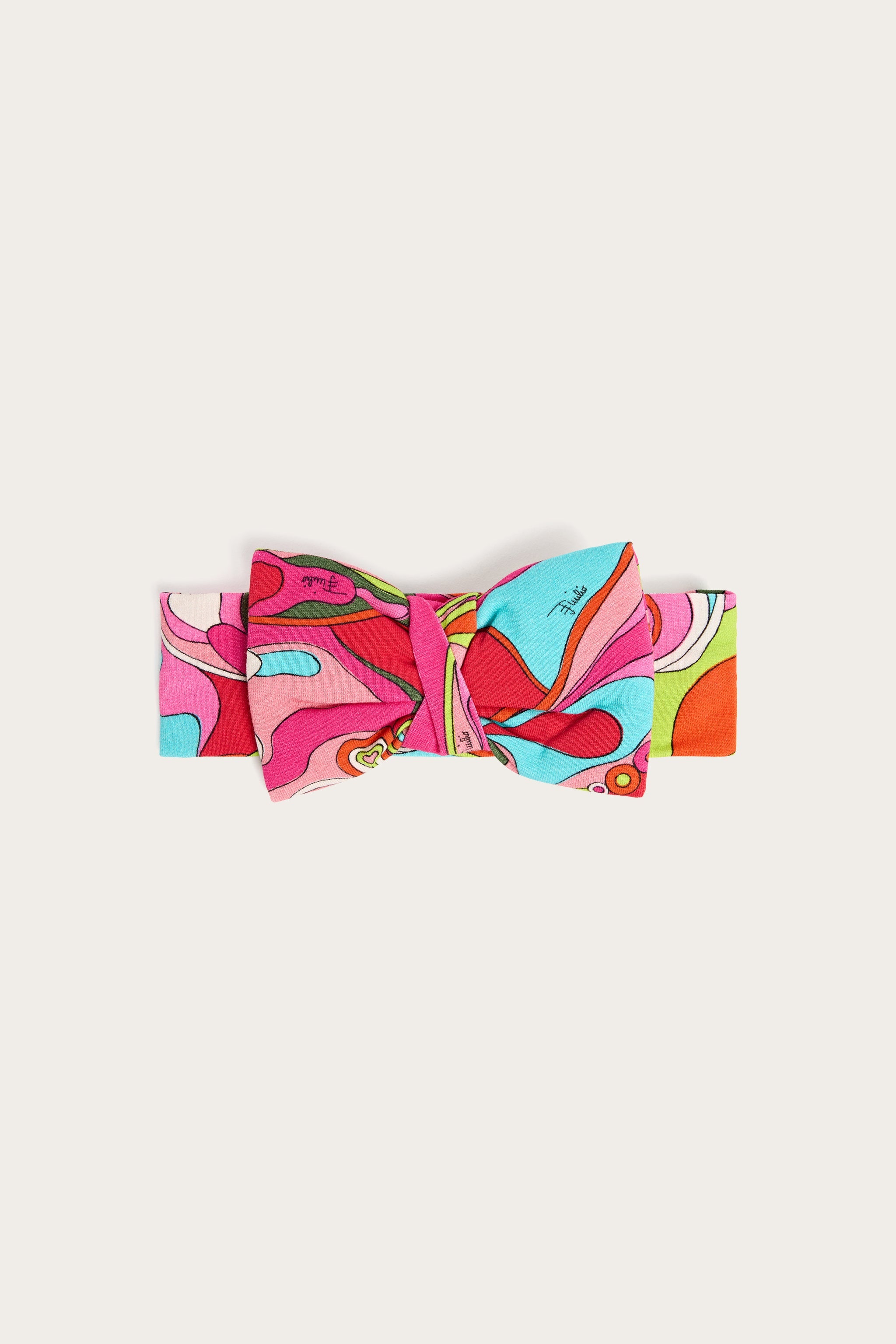 Emilio Pucci Orchidee bandeau coton fuchsia taille I
