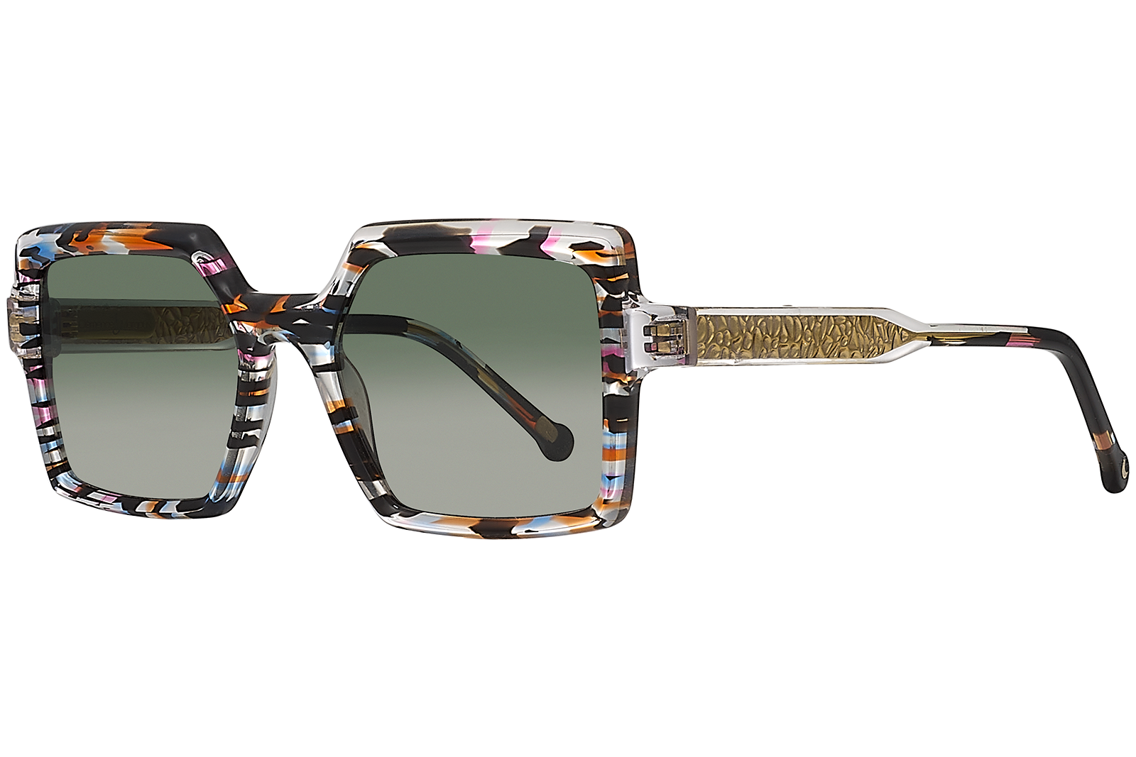 Clémence & Margaux La Full Moon lunettes de soleil Noir & Rose