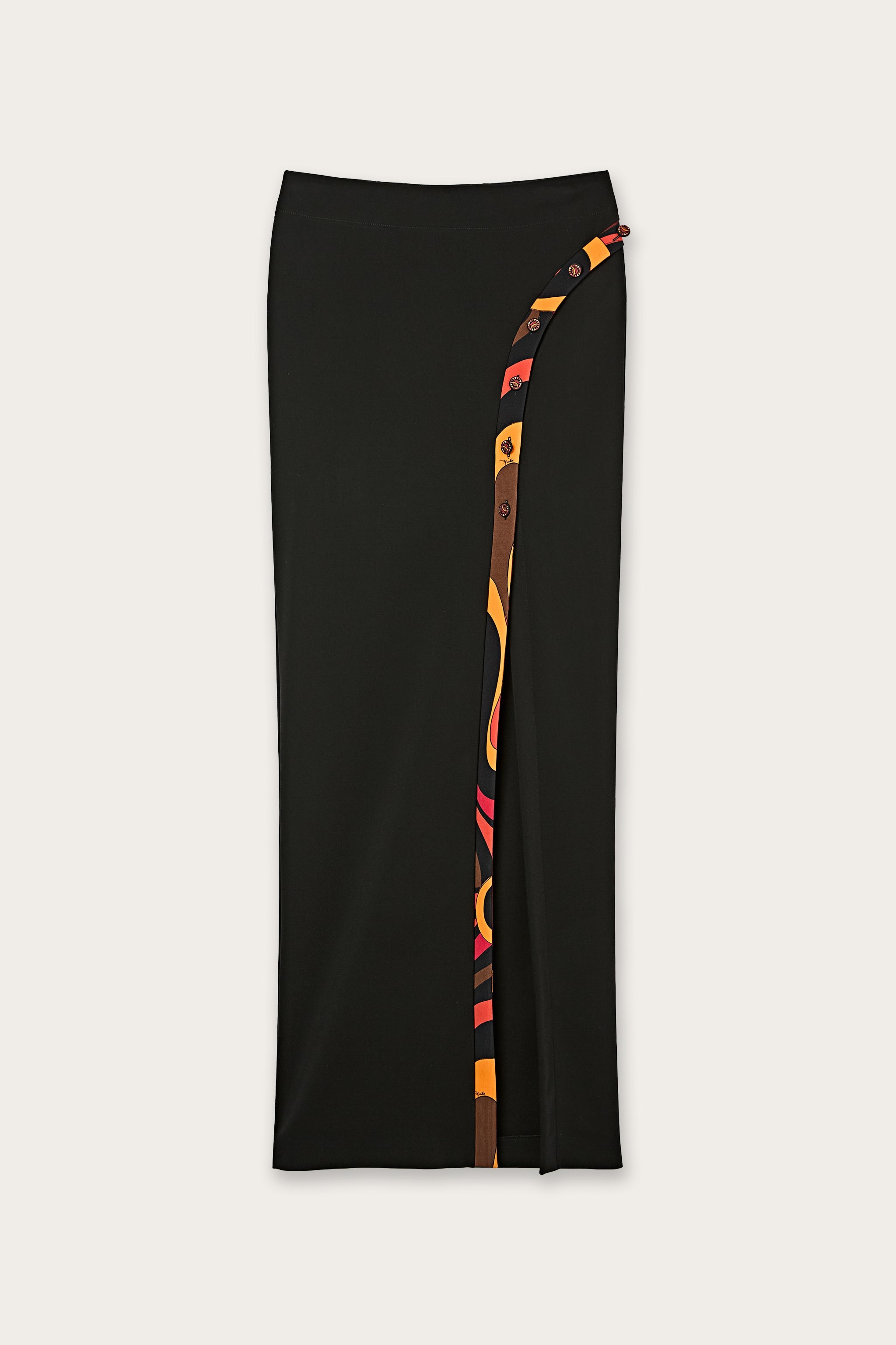 Emilio Pucci Cady jupe longue stretch noire