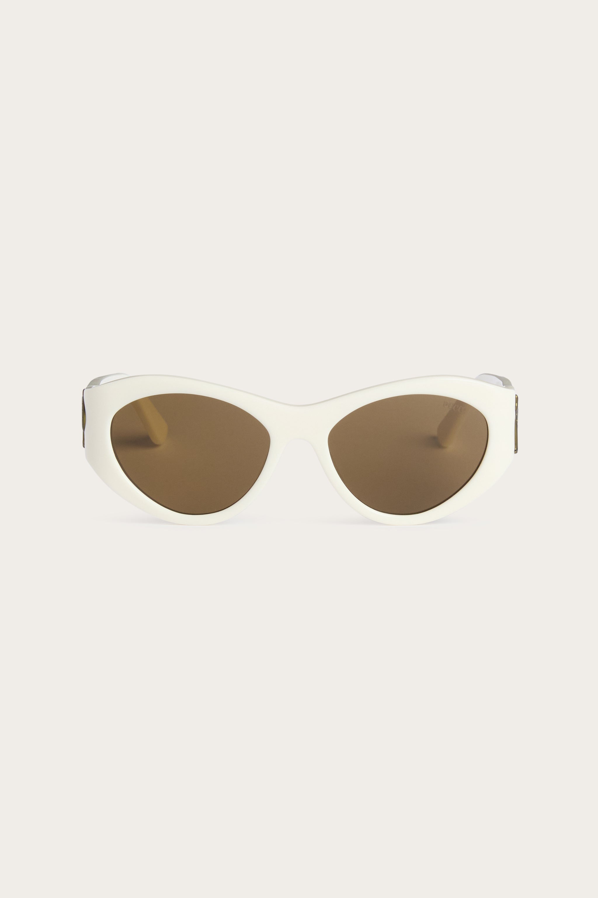 Emilio Pucci EP0249P007321E lunettes de soleil cat-eye blanc
