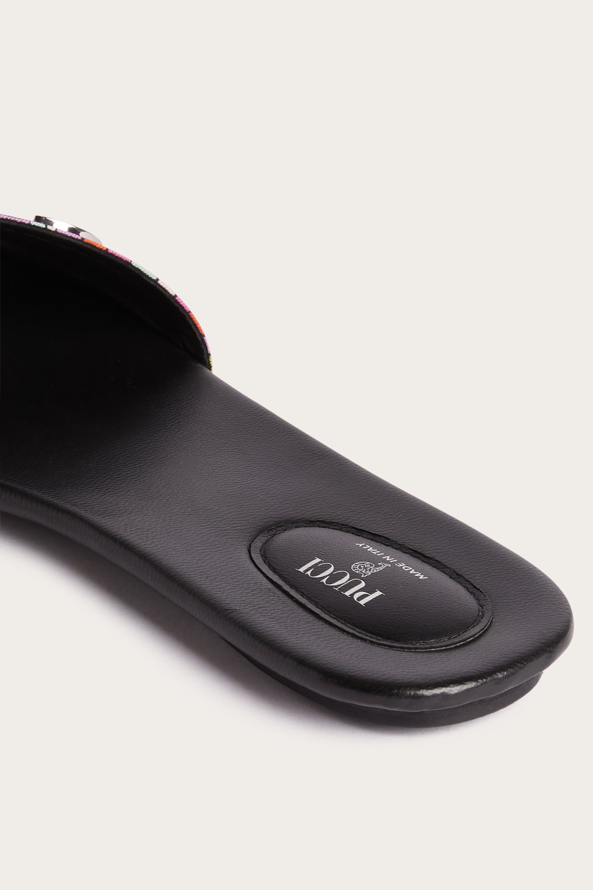 Emilio Pucci Slip-on Seta Stampa Iride chaussures multicolor soie