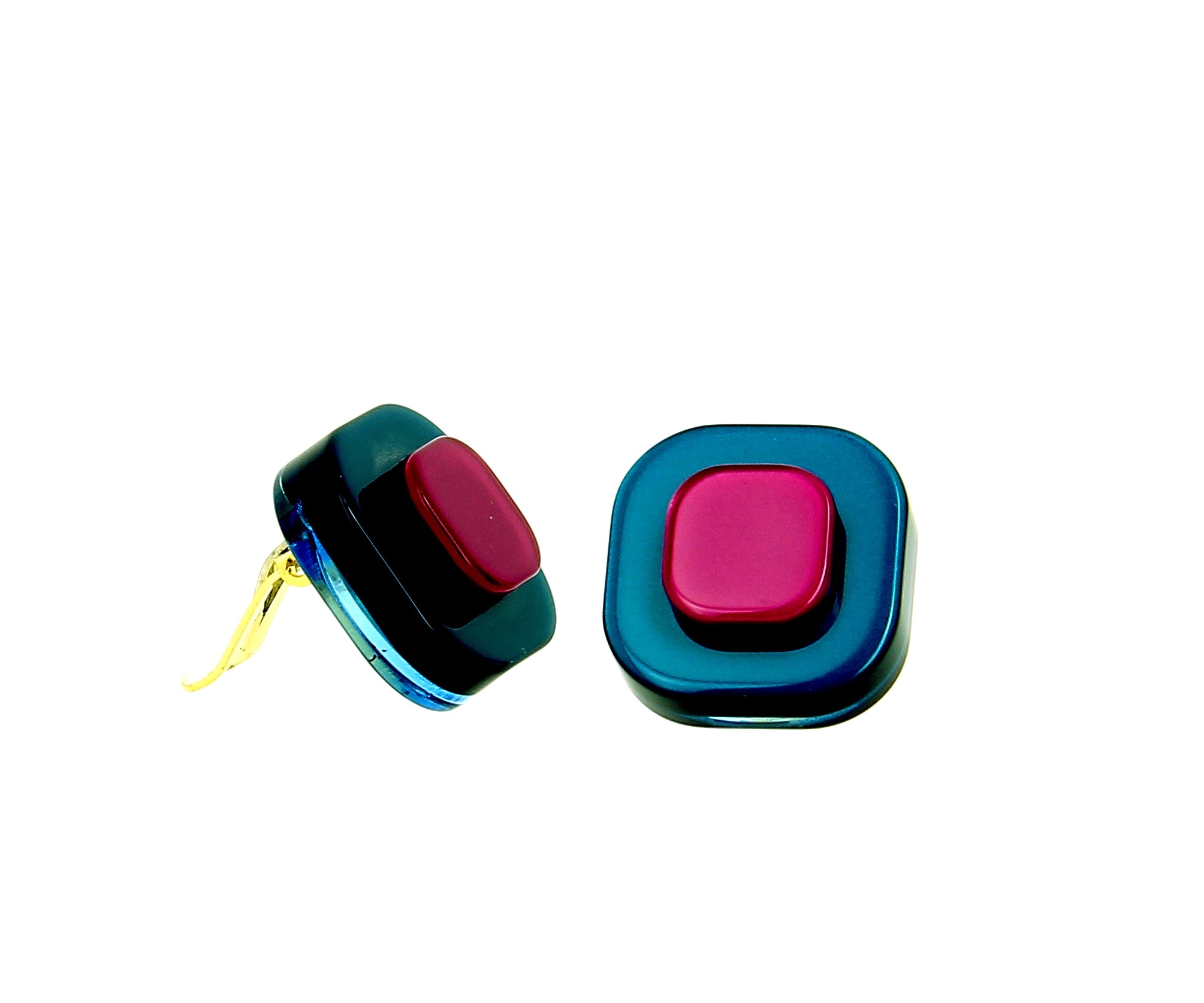 Xavier Derome BO 03 C258-262 boucles d'oreilles clips doré