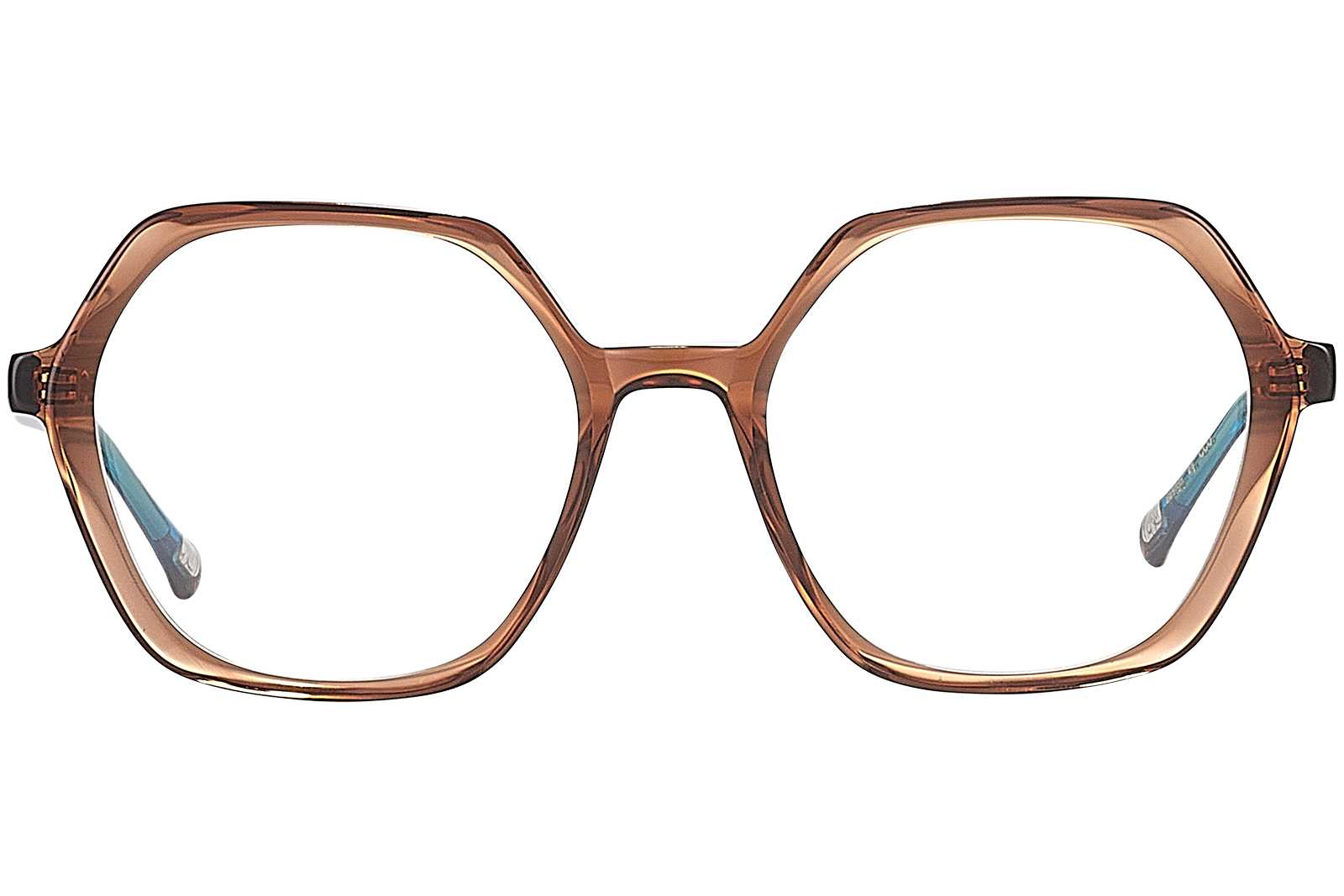 Clémence & Margaux Oiseau du Paradis lunettes de vue brun bleu