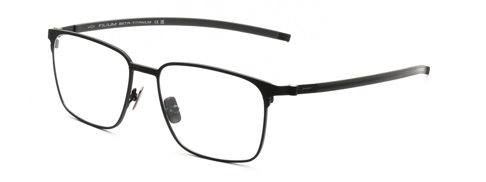 Filium FI 2622 SHANGHAI NOIR lunettes de vue carrée métal