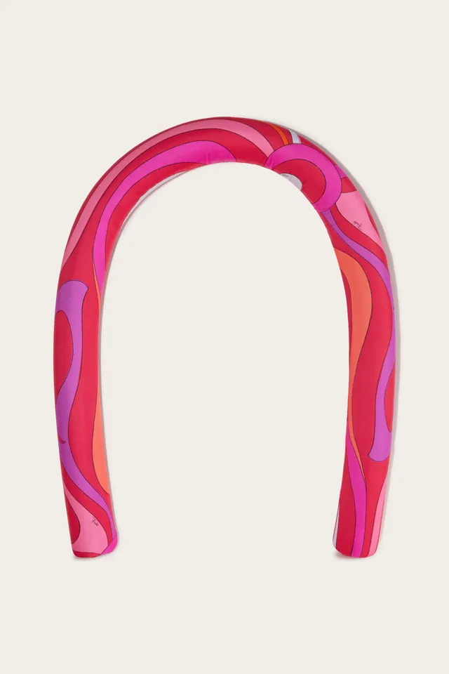 Emilio Pucci Marmo flotteur piscine coral fuchsia