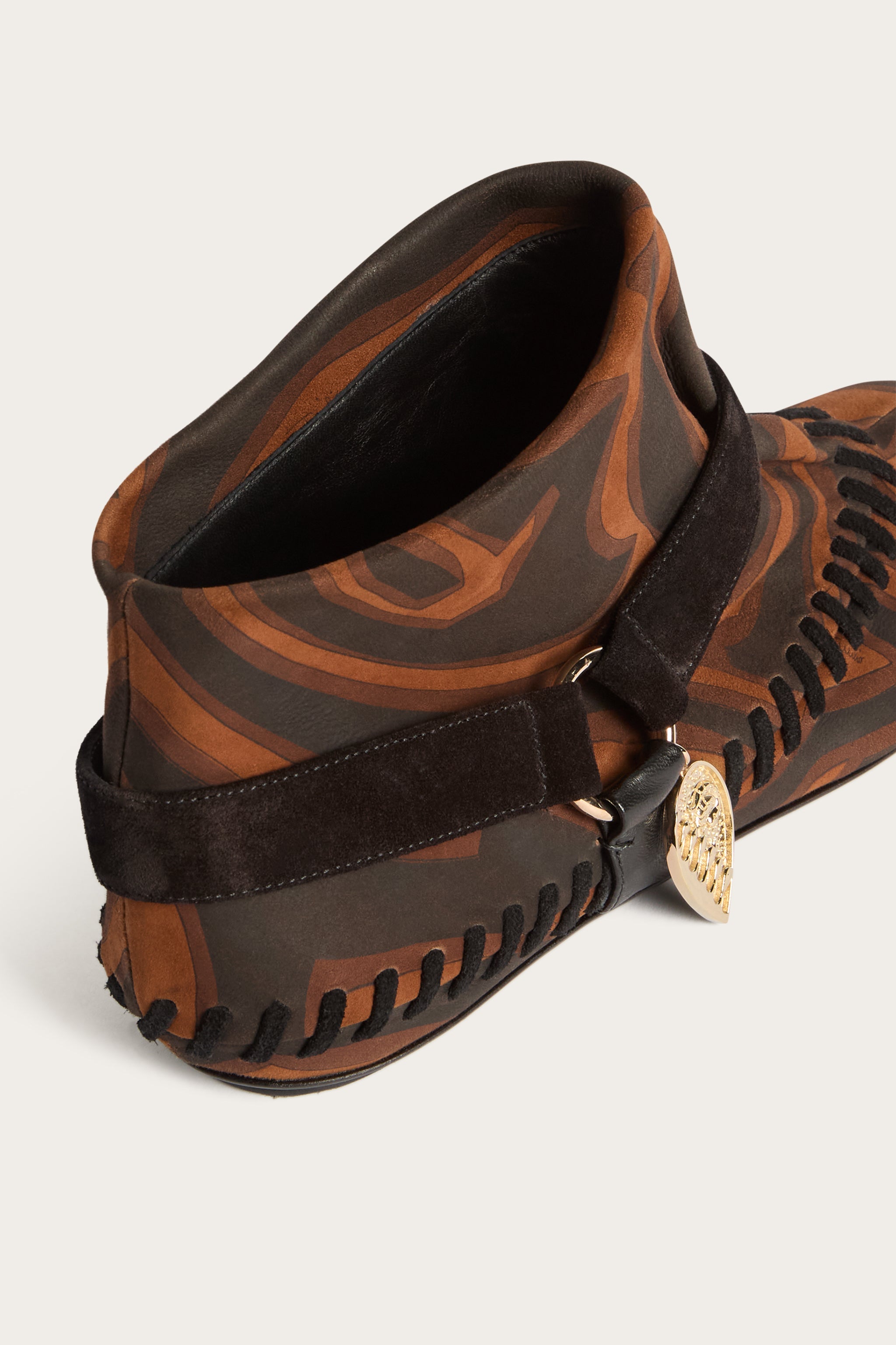 Emilio Pucci Labirinto bottines noir or 38