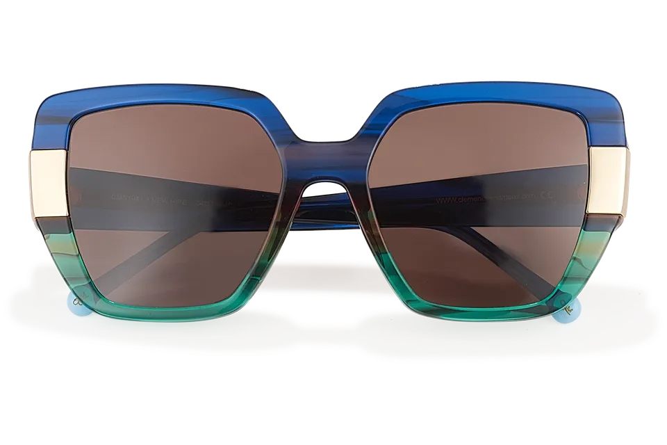 Clémence & Margaux New Hype lunettes de soleil Bleu polarisé