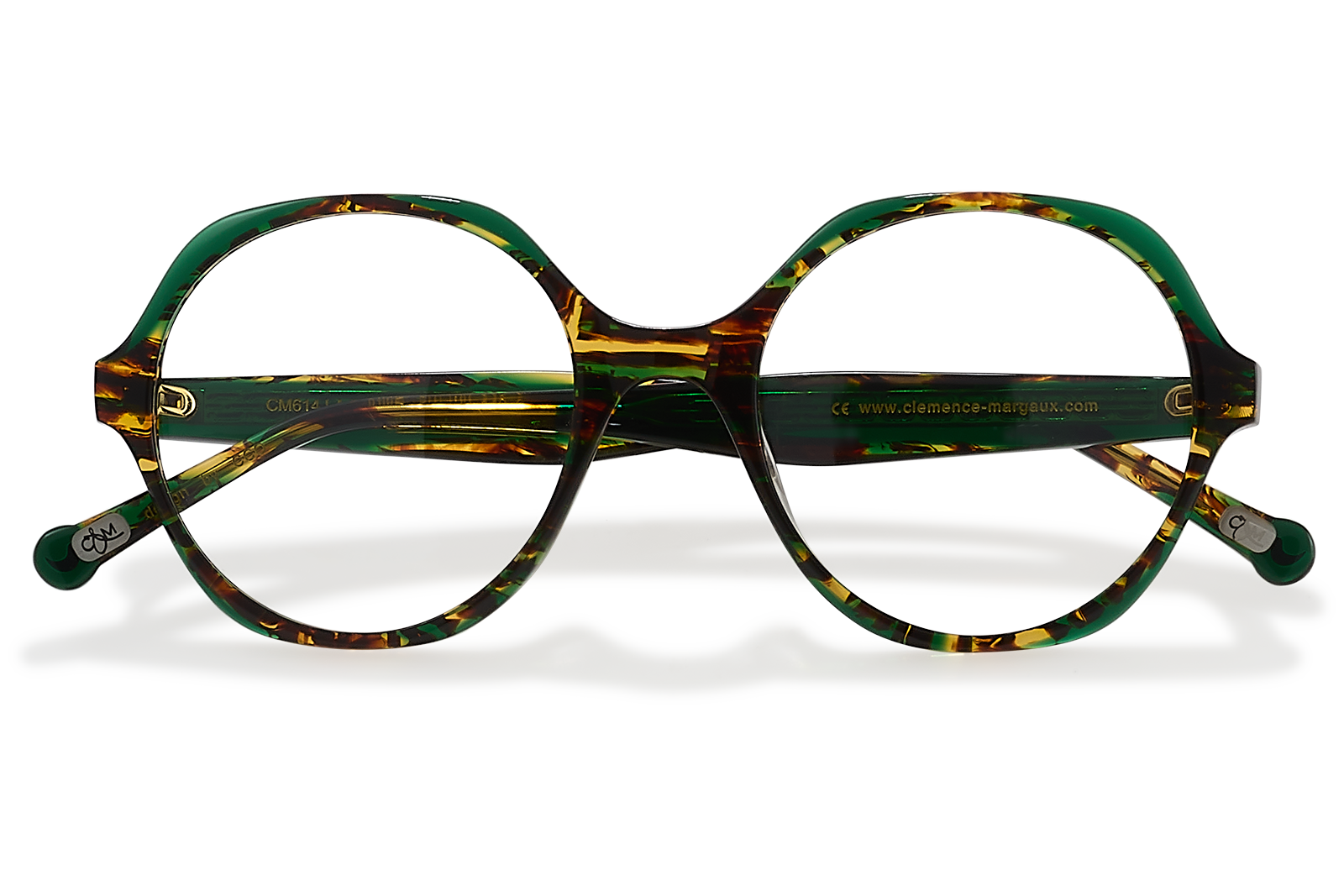 Clémence & Margaux La Divine lunettes de vue noir écaille rond