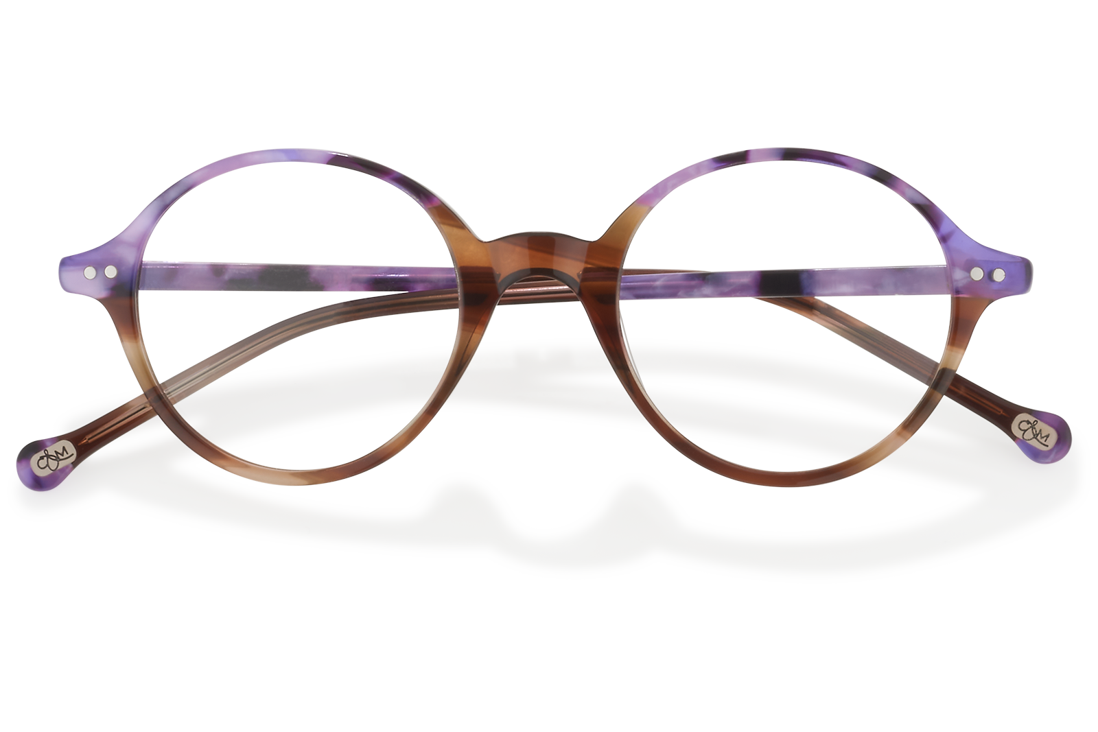 Clémence & Margaux L'Irrésistible lunettes de vue ronde Rose & Rouge