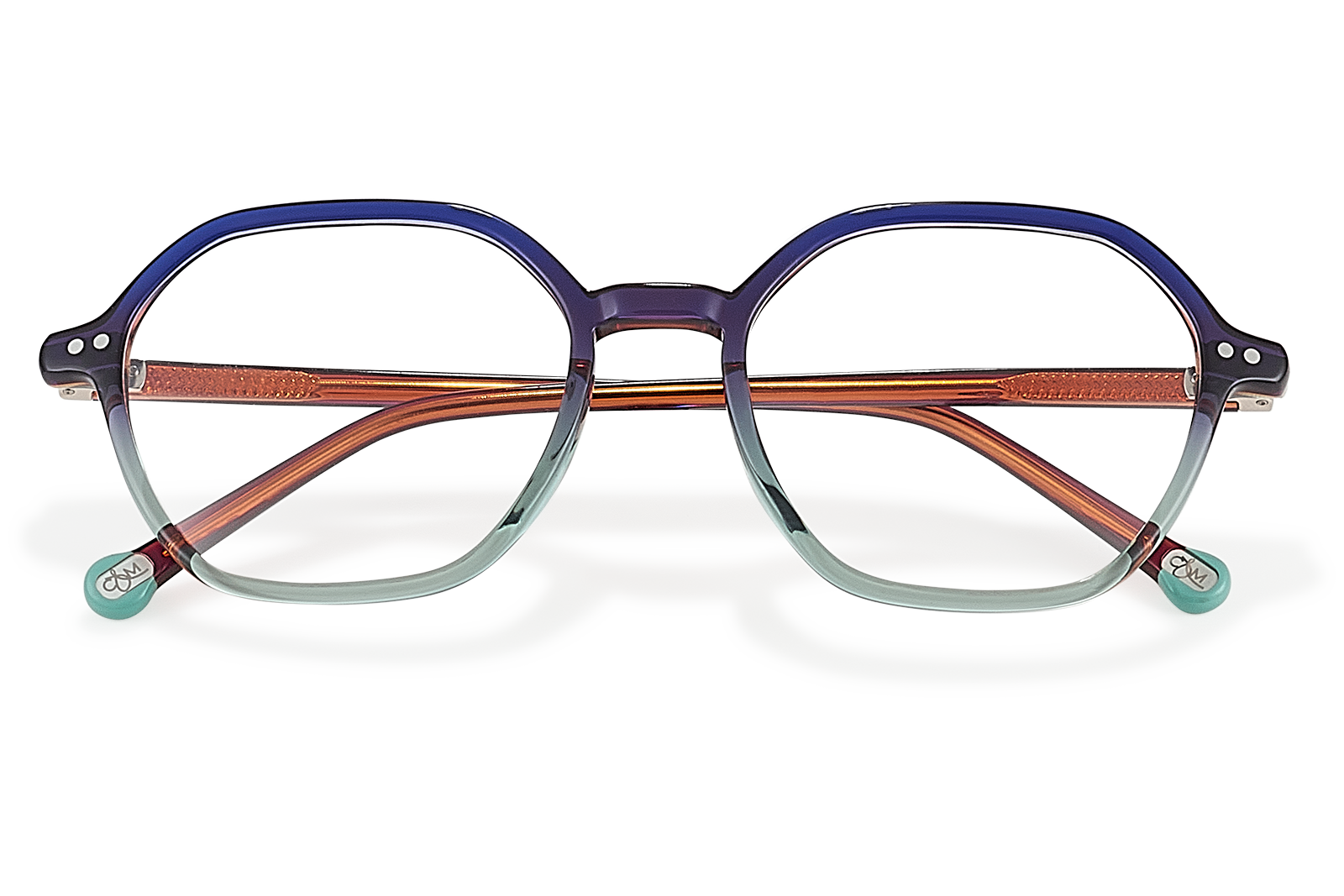 Clémence & Margaux La Danseuse lunettes de vue Brun hexagonale
