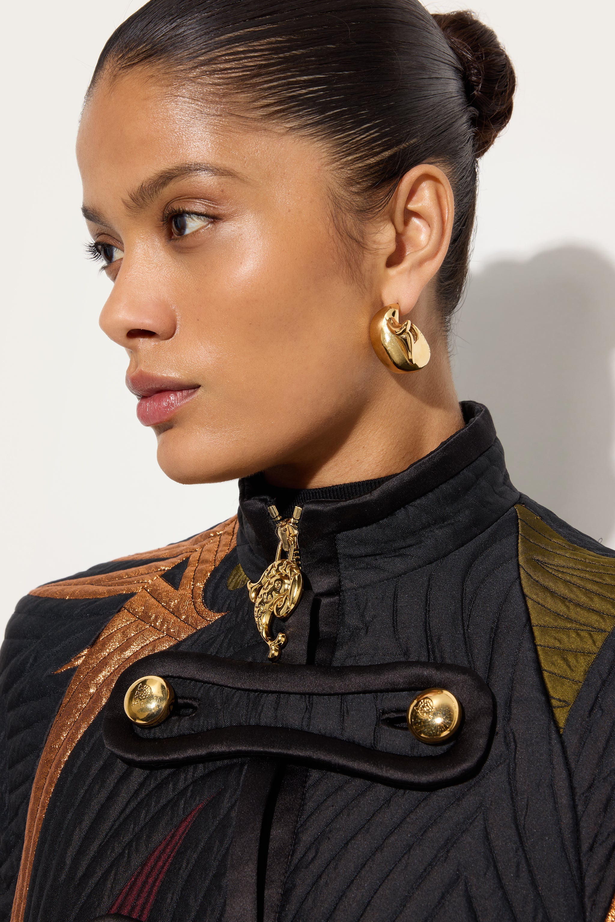Emilio Pucci Pesce boucles oreilles or