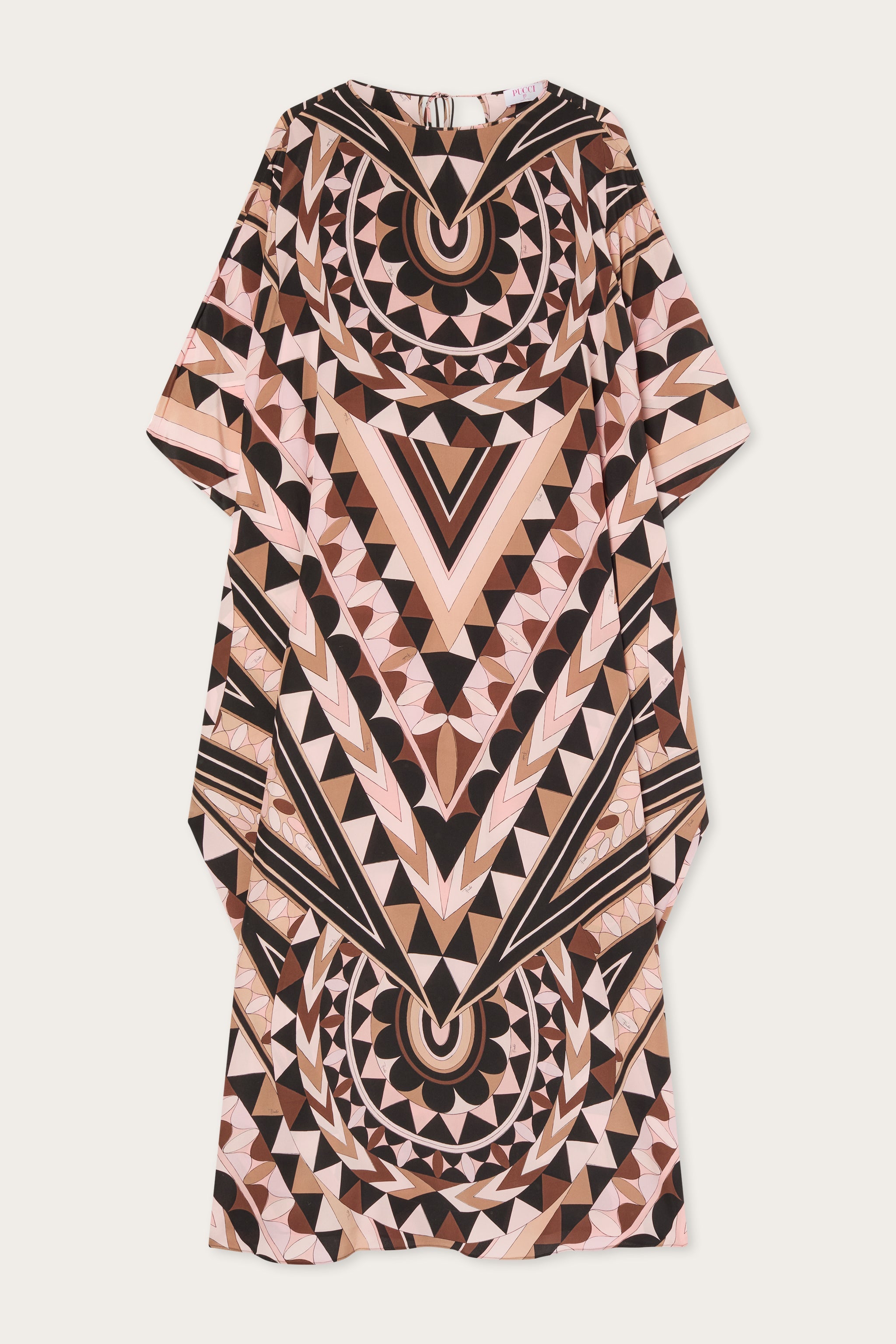 Emilio Pucci Manuba caftan soie nude ample