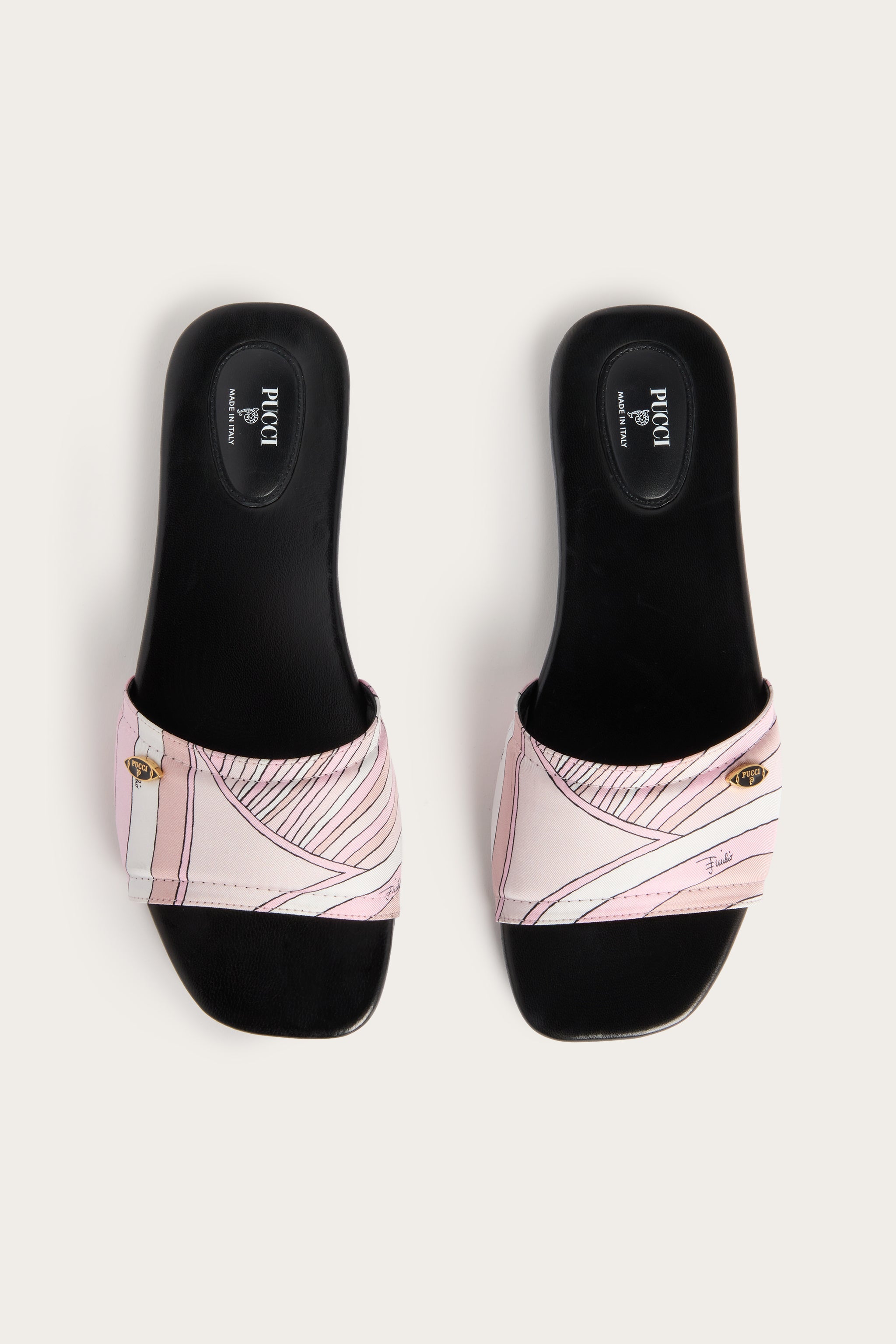 Emilio Pucci Shoes Yummy sandales soie rose nude