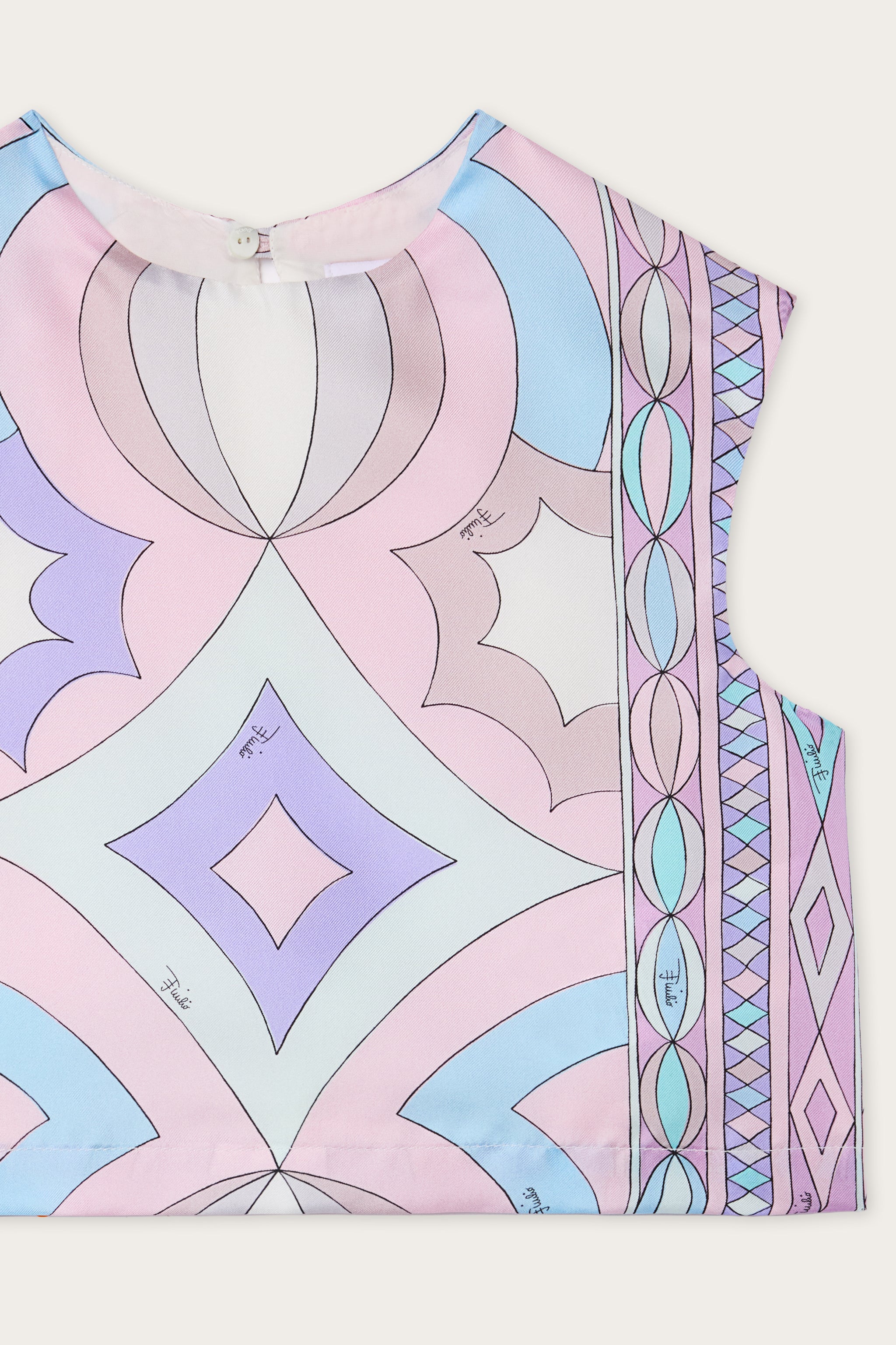 Emilio Pucci Tops Shirts top soie rose 4Y Collane