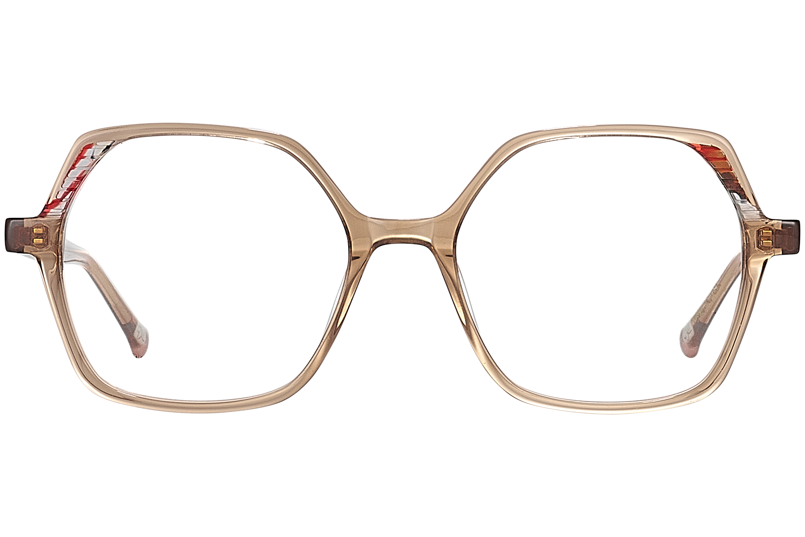 Clémence & Margaux La Marrante lunettes de vue rose nude