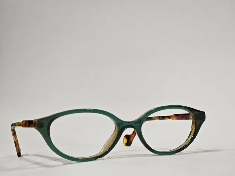 Xavier Derome Gamma C279 monture ovale acétate vert sapin