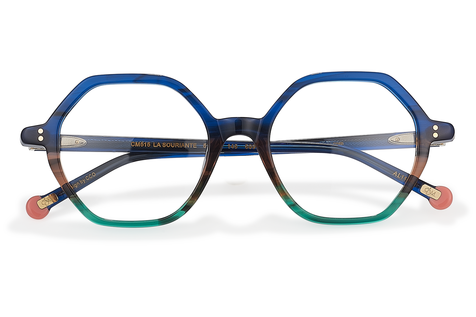 Clémence & Margaux La Souriante lunettes de vue brun rose