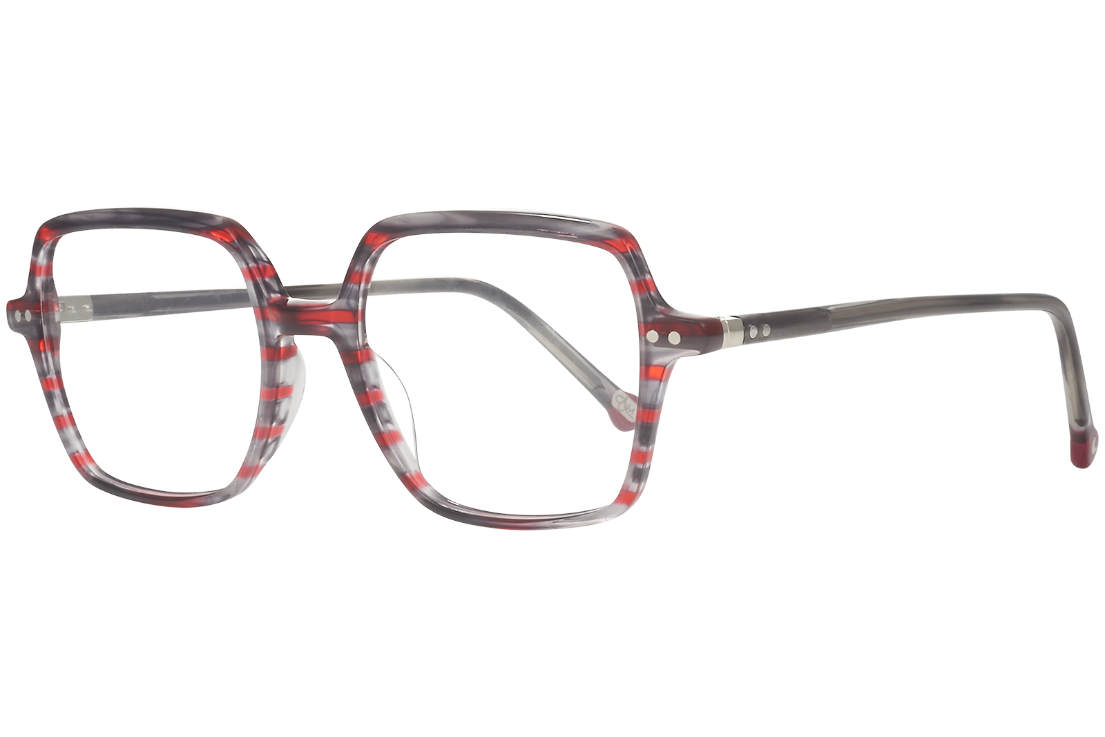 Clémence & Margaux La Taquine lunettes de vue Brun & Rose carré