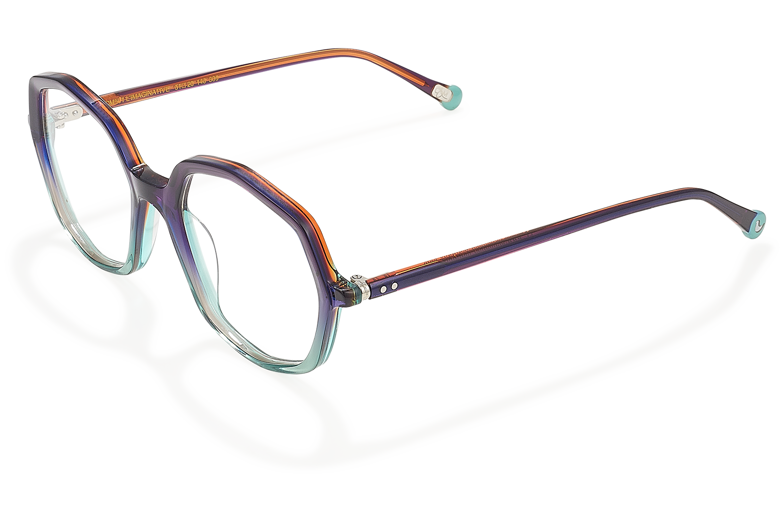 Clémence & Margaux L'Imaginative lunettes de vue Dégradé de Bleu