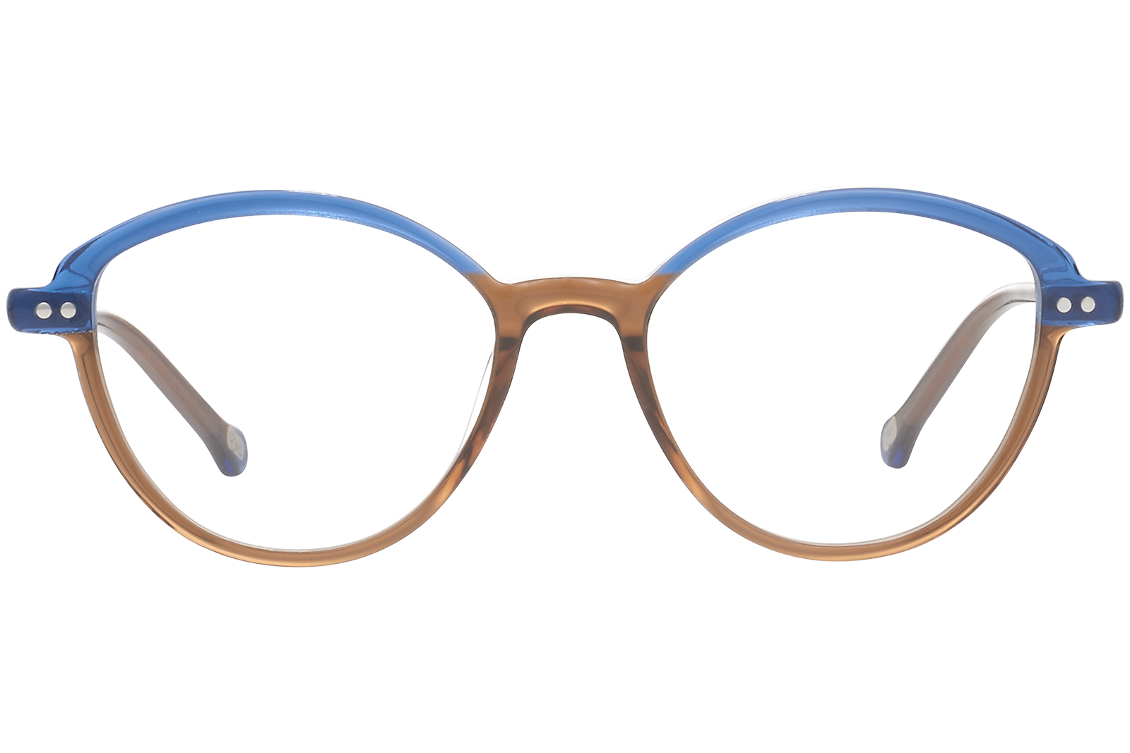 Clémence & Margaux La Tendre lunettes de vue Brun & Bleu ovale