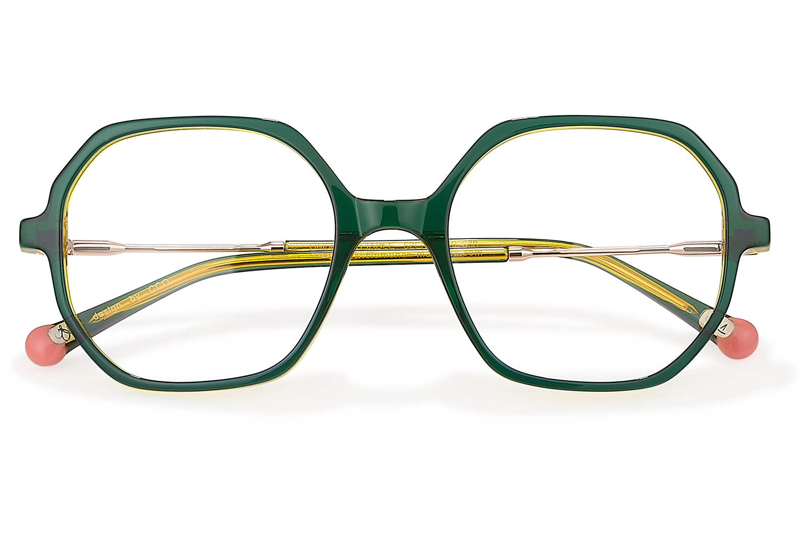 Clémence & Margaux La Fiable lunettes de vue colorée Beige & Noir