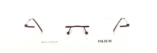 Filium FI 1606 Roug lunettes de vue rouge 13 légère