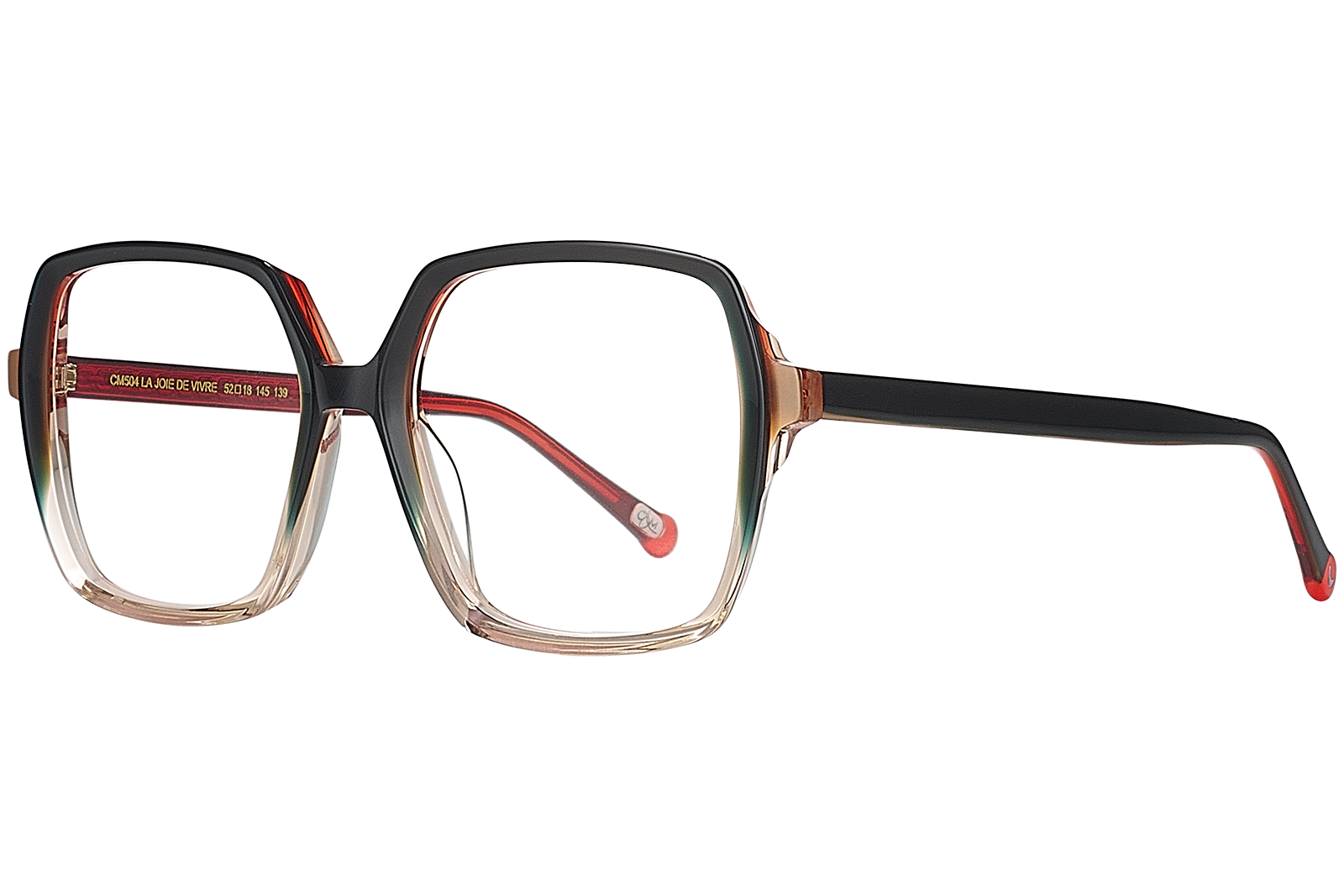 Clémence & Margaux La Joie de Vivre lunettes de vue vert carré